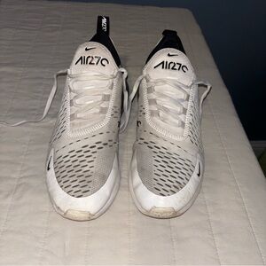 Nike Air Max 270 White and Black Men's Shoes